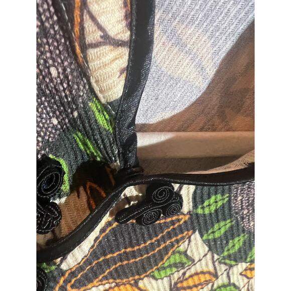 FARM Rio Green & Yellow Printed Mini Dress - Picture 8 of 15